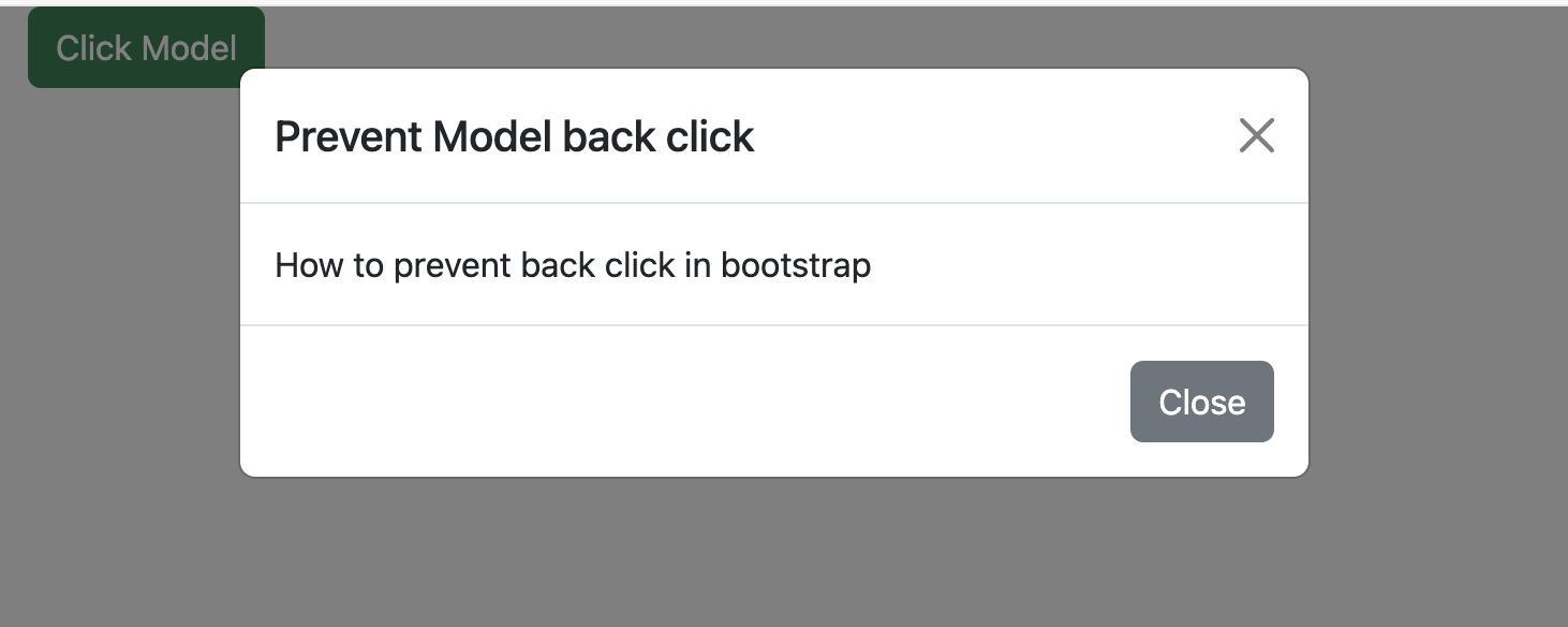 How to disable click outside modal to close modal in bootstrap.png